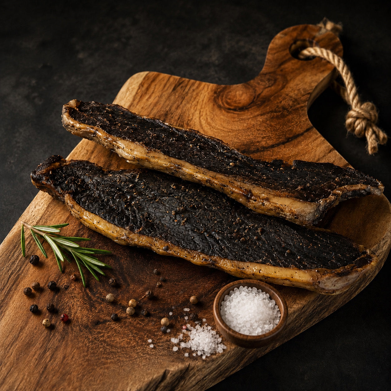 Geel vet Beef Biltong (per/kg)