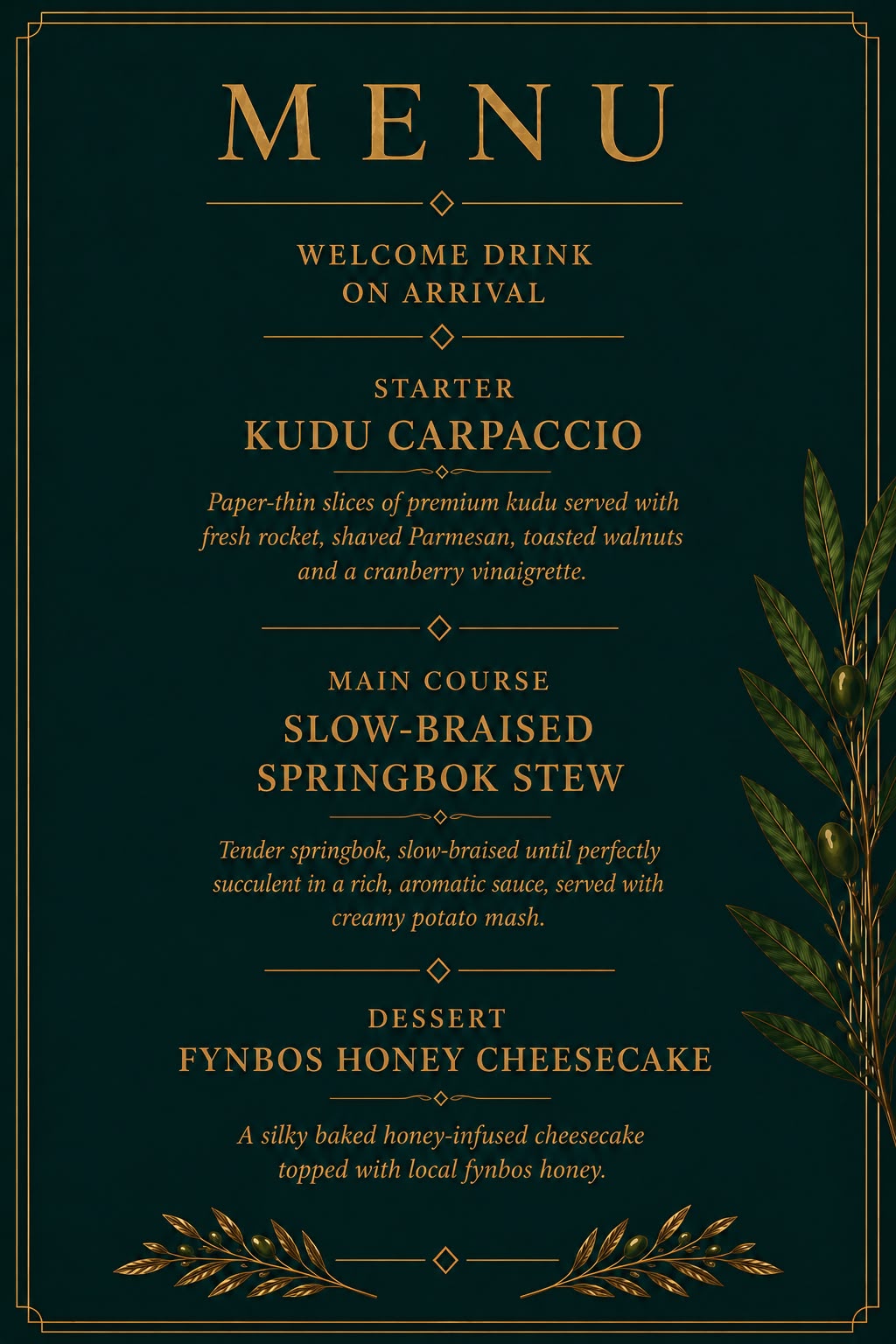 Official Launch Dinner (limited space, price per person)